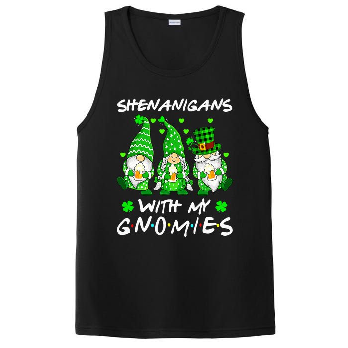 Shenanigans With My Gnomies Shamrock Happy St Patricks Day PosiCharge Competitor Tank