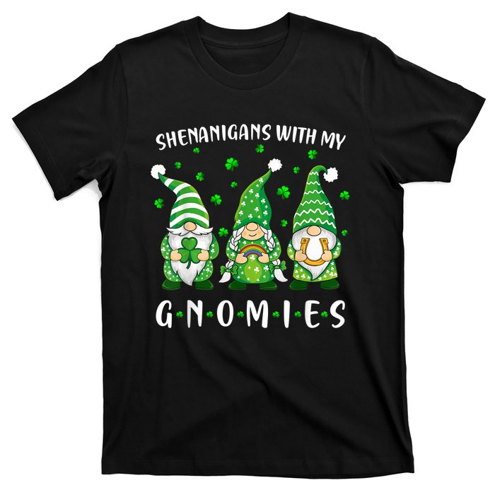 Shenanigans With My Gnomies St Patricks Day Gnome T-Shirt