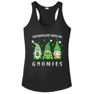 Shenanigans With My Gnomies St Patricks Day Gnome Ladies PosiCharge Competitor Racerback Tank