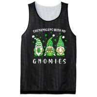 Shenanigans With My Gnomies St Patricks Day Gnome Mesh Reversible Basketball Jersey Tank