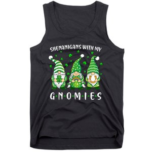 Shenanigans With My Gnomies St Patricks Day Gnome Tank Top