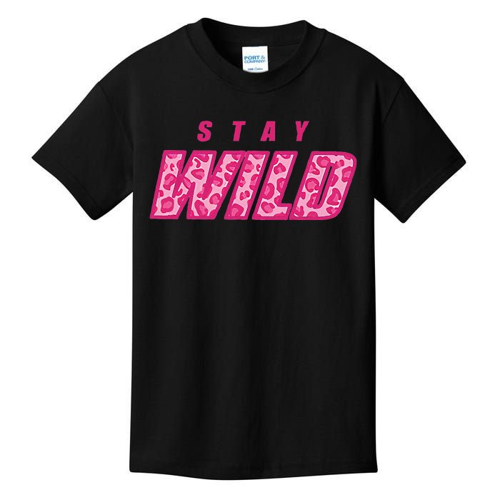 Stay Wild Merch Ben Azelart Pink Kids T-Shirt