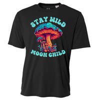 Stay Wild Moon Child Colorful TieDye Psychedelic LSD Magic Mushrooms Pop Culture Cooling Performance Crew T-Shirt