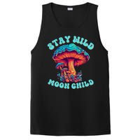 Stay Wild Moon Child Colorful TieDye Psychedelic LSD Magic Mushrooms Pop Culture PosiCharge Competitor Tank