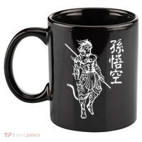 Sun Wukong Monkey King Chinese Characters Letters 11oz C Handle Ceramic Mug