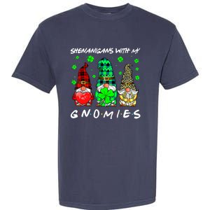 Shenanigans With My Gnomies Shamrock St Patrick's Day Gnome Garment-Dyed Heavyweight T-Shirt