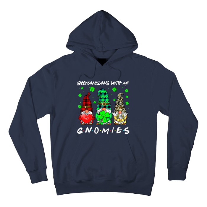 Shenanigans With My Gnomies Shamrock St Patrick's Day Gnome Hoodie