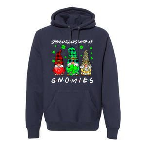 Shenanigans With My Gnomies Shamrock St Patrick's Day Gnome Premium Hoodie