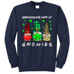 Shenanigans With My Gnomies Shamrock St Patrick's Day Gnome Tall Sweatshirt