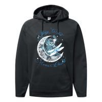 Stay Wild Moon ChildDragonfly Hippie Gift Performance Fleece Hoodie