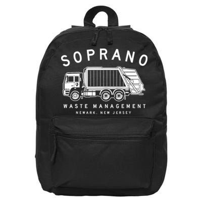 Soprano Waste Management 16 in Basic Backpack