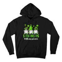 Shenanigans With My Gnomies St Patrick's Day Gnome Shamrock Hoodie