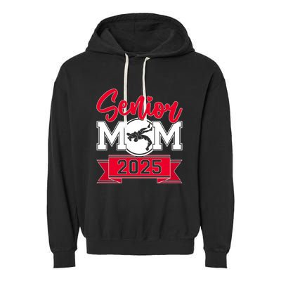 Senior Wrestling Mom Class Of 2025 Graduation Gift Garment-Dyed Fleece Hoodie