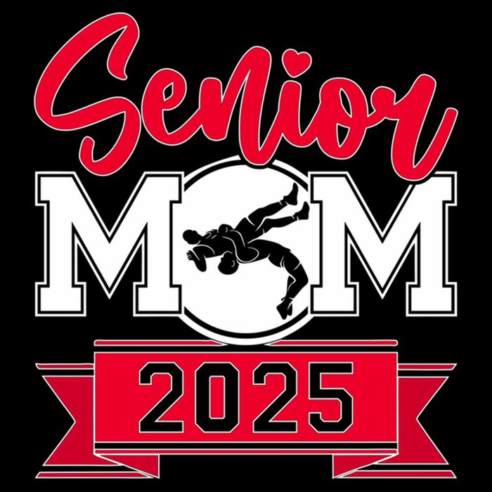 Senior Wrestling Mom Class Of 2025 Graduation Gift Doggie Tank