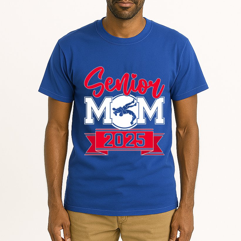 Senior Wrestling Mom Class Of 2025 Graduation Gift Tall T-Shirt