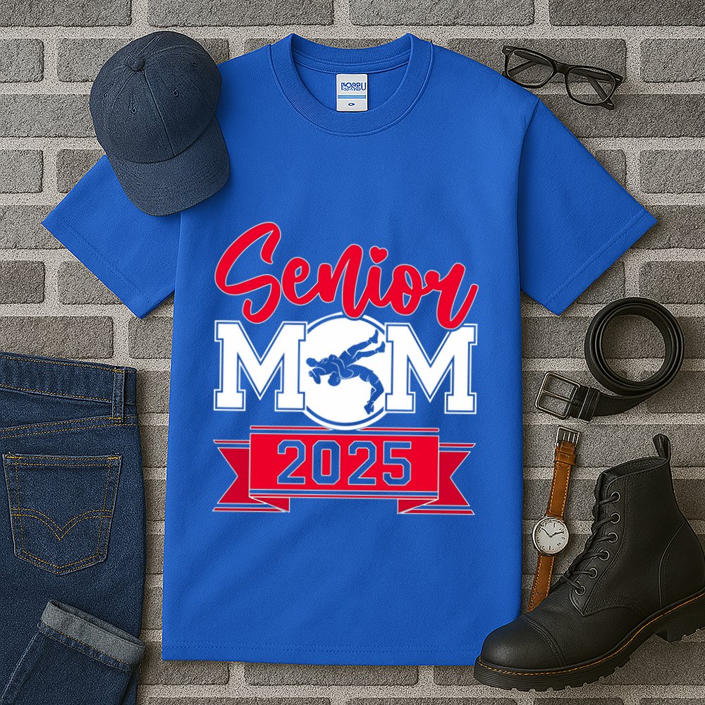Senior Wrestling Mom Class Of 2025 Graduation Gift Tall T-Shirt