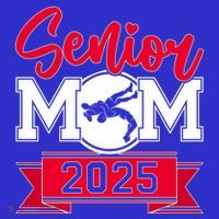 Senior Wrestling Mom Class Of 2025 Graduation Gift Button