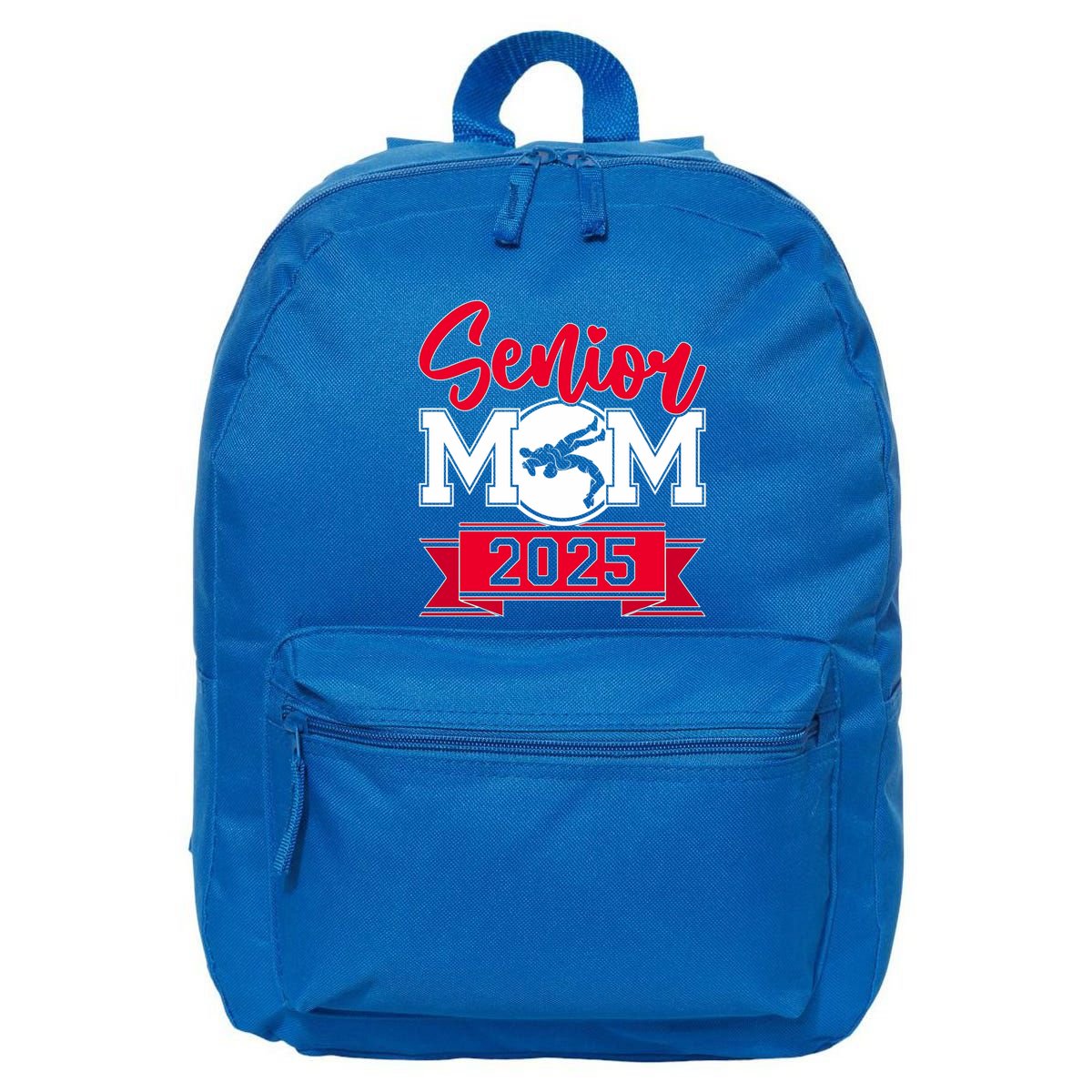 Senior Wrestling Mom Class Of 2025 Graduation Gift 16 in Basic Backpack