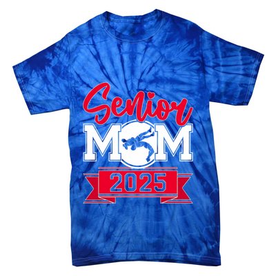 Senior Wrestling Mom Class Of 2025 Graduation Gift Tie-Dye T-Shirt