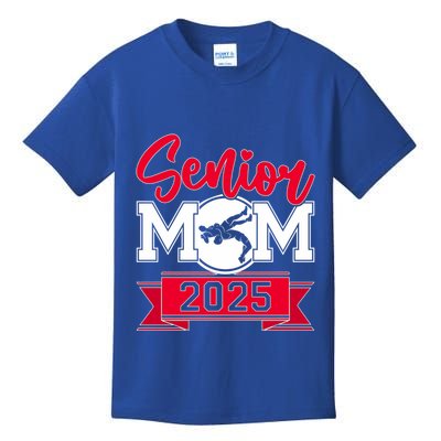Senior Wrestling Mom Class Of 2025 Graduation Gift Kids T-Shirt