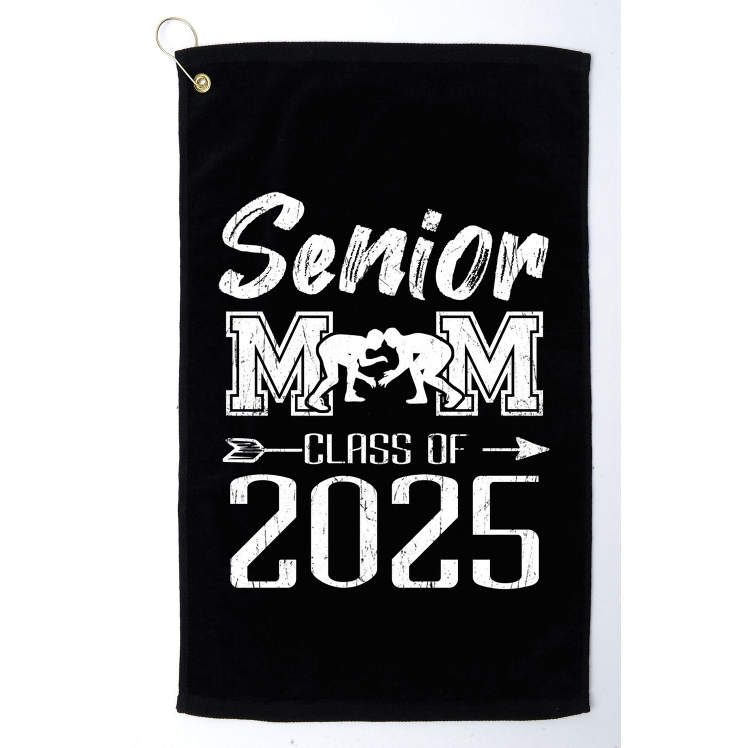 Senior Wrestling Mom Class Of 2025 Graduation Cool Gift Golf Towel