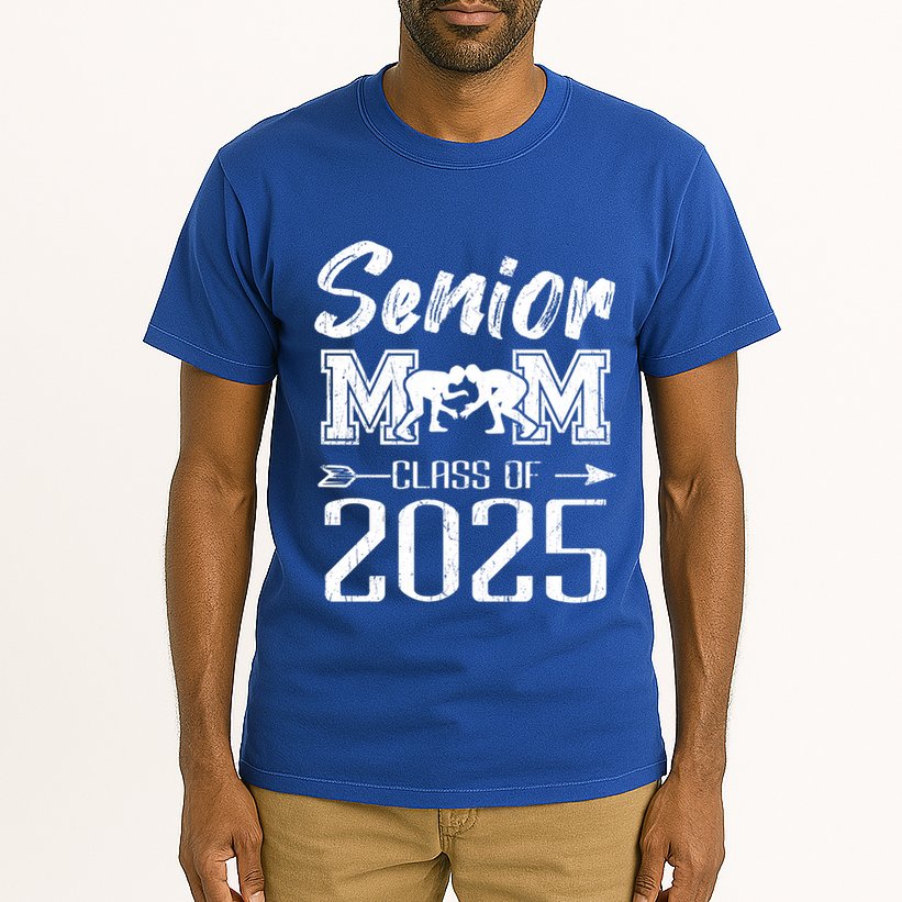 Senior Wrestling Mom Class Of 2025 Graduation Cool Gift Tall T-Shirt