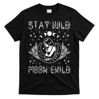 Stay Wild Moon Child Celestial Wiccan Witchy Boho Vibes T-Shirt