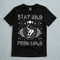 Stay Wild Moon Child Celestial Wiccan Witchy Boho Vibes T-Shirt