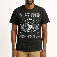 Stay Wild Moon Child Celestial Wiccan Witchy Boho Vibes Tall T-Shirt