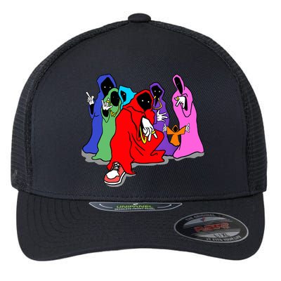 Shadow Wizard Money Gang We Love Casting Spells Funny Meme Shadow Wizard Flexfit Unipanel Trucker Cap