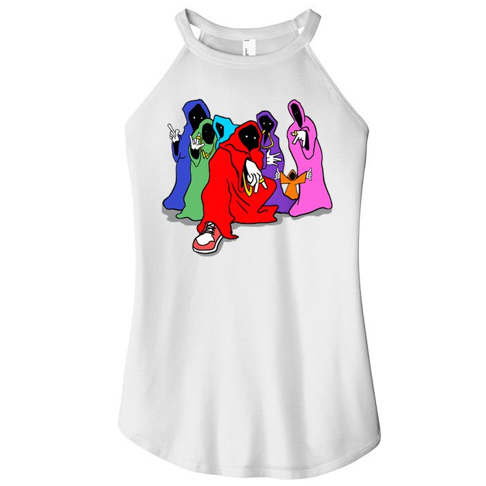 Shadow Wizard Money Gang We Love Casting Spells Funny Meme Shadow Wizard Women's Perfect Tri Rocker Tank