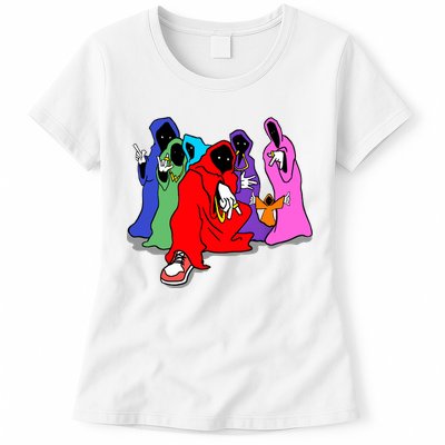 Shadow Wizard Money Gang We Love Casting Spells Funny Meme Shadow Wizard Womens T-Shirt