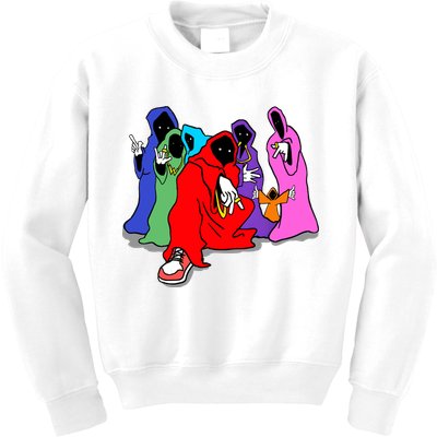Shadow Wizard Money Gang We Love Casting Spells Funny Meme Shadow Wizard Kids Sweatshirt