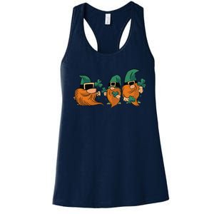 Shenanigans With My Gnomies, St Patricks Gnome Women's Racerback Tank