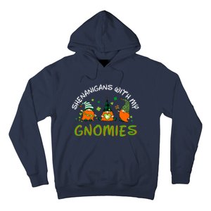 Shenanigans With My Gnomies St Patrick's Day Gnome Shamrock Hoodie