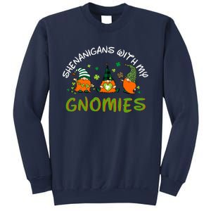 Shenanigans With My Gnomies St Patrick's Day Gnome Shamrock Sweatshirt