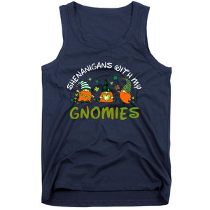 Shenanigans With My Gnomies St Patrick's Day Gnome Shamrock Tank Top