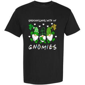 Shenanigans With My Gnomies St Patrick's Day Gnome Shamrock Garment-Dyed Heavyweight T-Shirt