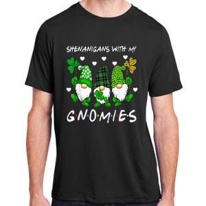 Shenanigans With My Gnomies St Patrick's Day Gnome Shamrock Adult ChromaSoft Performance T-Shirt