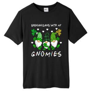 Shenanigans With My Gnomies St Patrick's Day Gnome Shamrock Tall Fusion ChromaSoft Performance T-Shirt