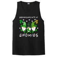 Shenanigans With My Gnomies St Patrick's Day Gnome Shamrock PosiCharge Competitor Tank