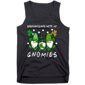 Shenanigans With My Gnomies St Patrick's Day Gnome Shamrock Tank Top