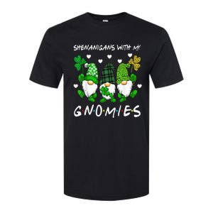 Shenanigans With My Gnomies St Patrick's Day Gnome Shamrock Softstyle CVC T-Shirt