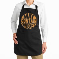 Sarcastic Whiskey May Contain Whiskey Lover Funny Whiskey Apron