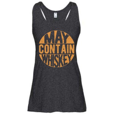 Sarcastic Whiskey May Contain Whiskey Lover Funny Whiskey Ladies Essential Flowy Tank
