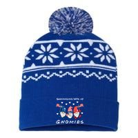 Shenanigans With My Gnomies 4th Of July Cute Gnome Patriotic Funny Gift USA-Made Snowflake Beanie