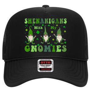 Shenanigans With My Gnomies High Crown Mesh Back Trucker Hat