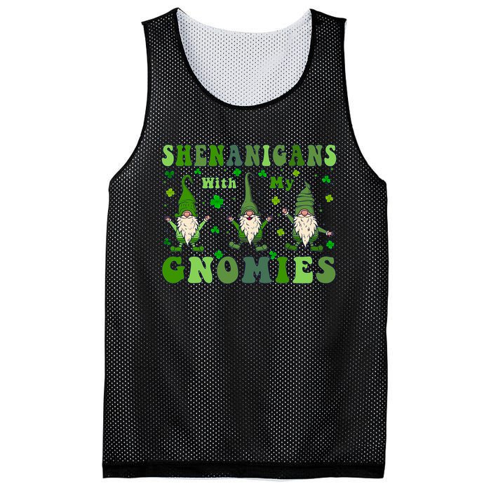 Shenanigans With My Gnomies Mesh Reversible Basketball Jersey Tank