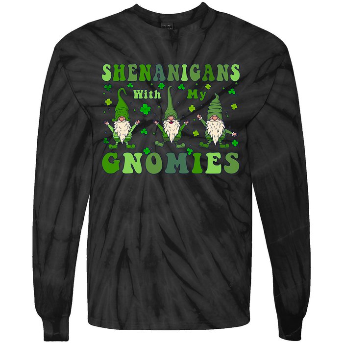 Shenanigans With My Gnomies Tie-Dye Long Sleeve Shirt