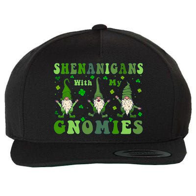 Shenanigans With My Gnomies Wool Snapback Cap